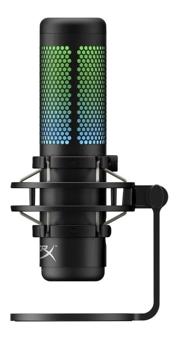 Micrófono HyperX Quadcast QuadCast S Condensador Omnidireccional color blackS