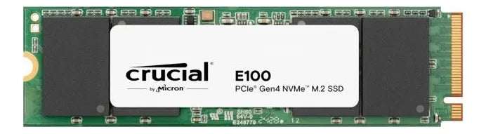 Disco Solido M.2 1 Tb Crucial E100 Pcie 4.0 2280 Negro