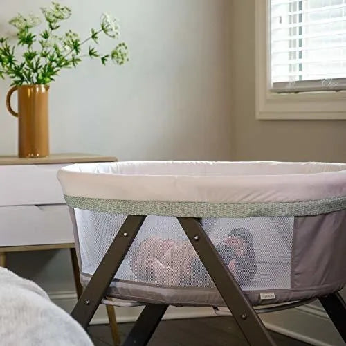 Cuna De Madera Plegable Con Mecedora Portátil - Wallace