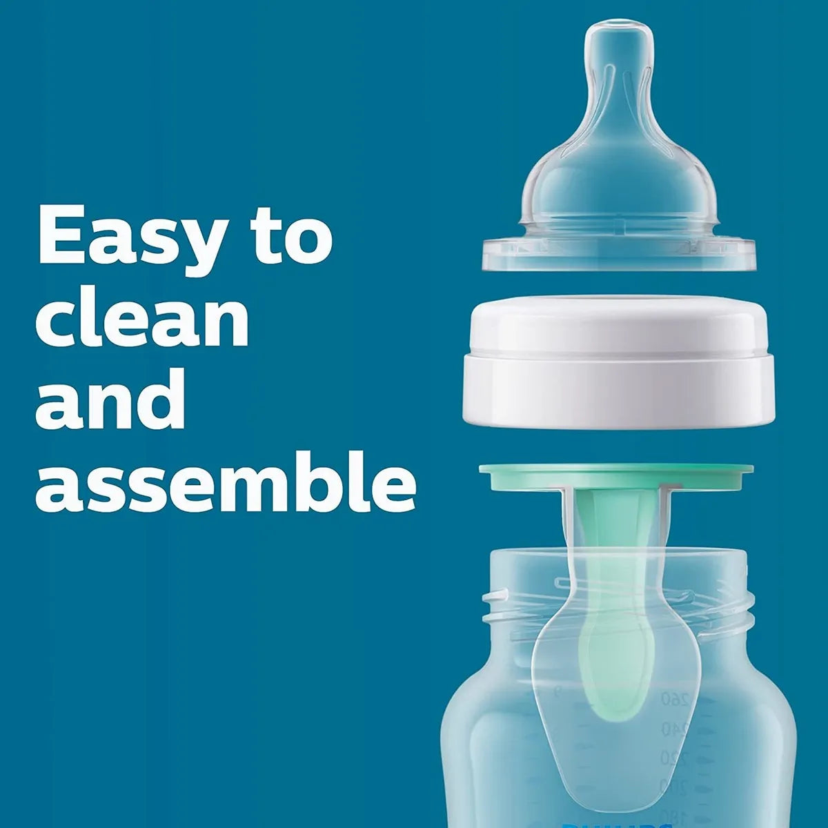 Set De Biberónes Anti-cólico Philips Avent C/peluche Claros