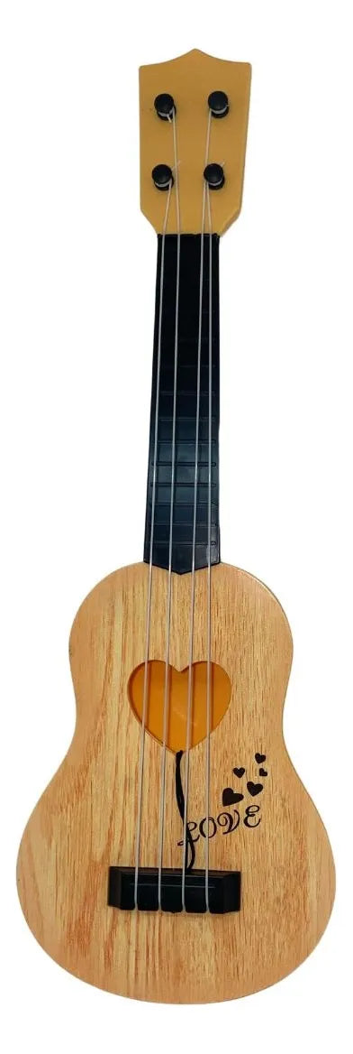Guitarra Acústica Funcional Para Niños Pequeños Regalo - Marrón