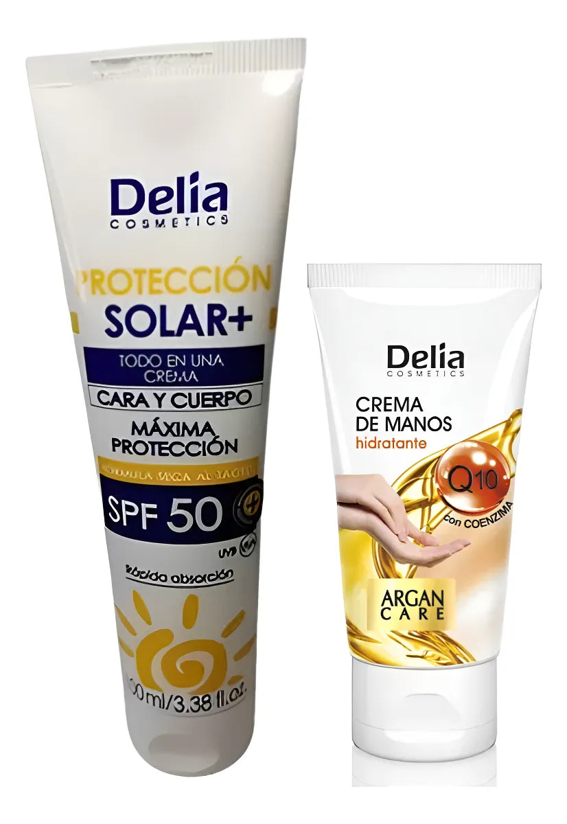 Protector Solar Gratis Crema De Manos Delia Spf 50