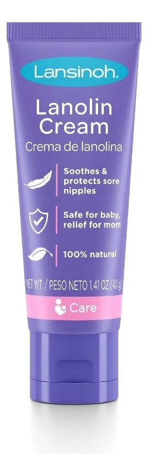 Crema Pezones Lanolina Para Mamás Lactantes Lansinoh 40g