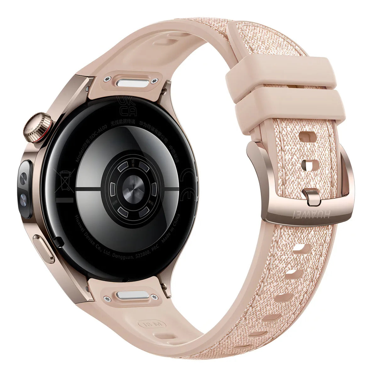Smartwatch Huawei Watch 5 42mm Beige Esim, Gps, Wifi Bisel Negro Diseño de la malla Compuesto