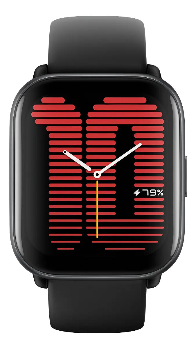 Smartwatch Amazfit Active Con Coach I A, Gps, Alexa (black) Color de la caja Negro Color de la correa Negro Diseño de la correa Liberación rápida
