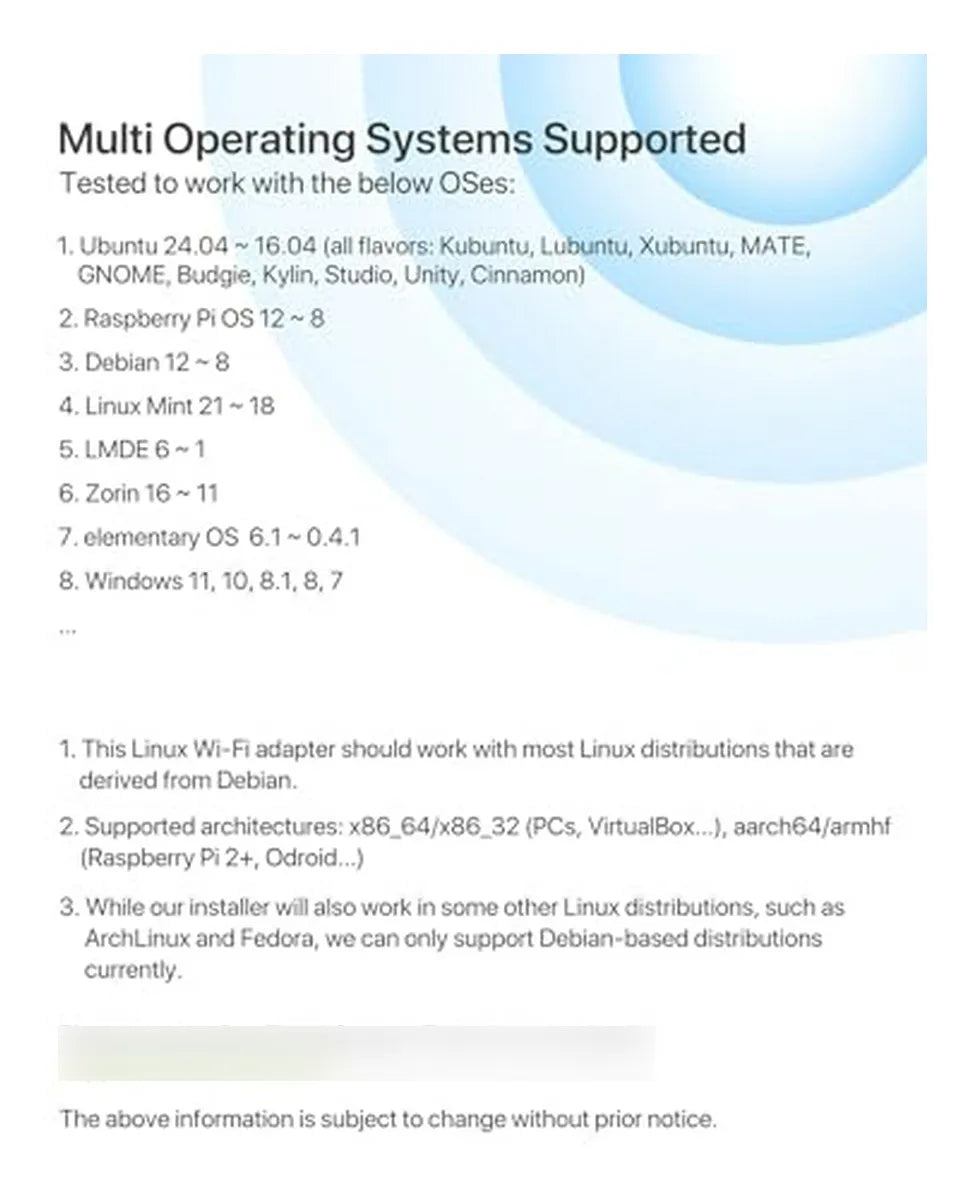 Adaptador Wifi Brostrend 1200mbps Para Múltiples Sistemas Op