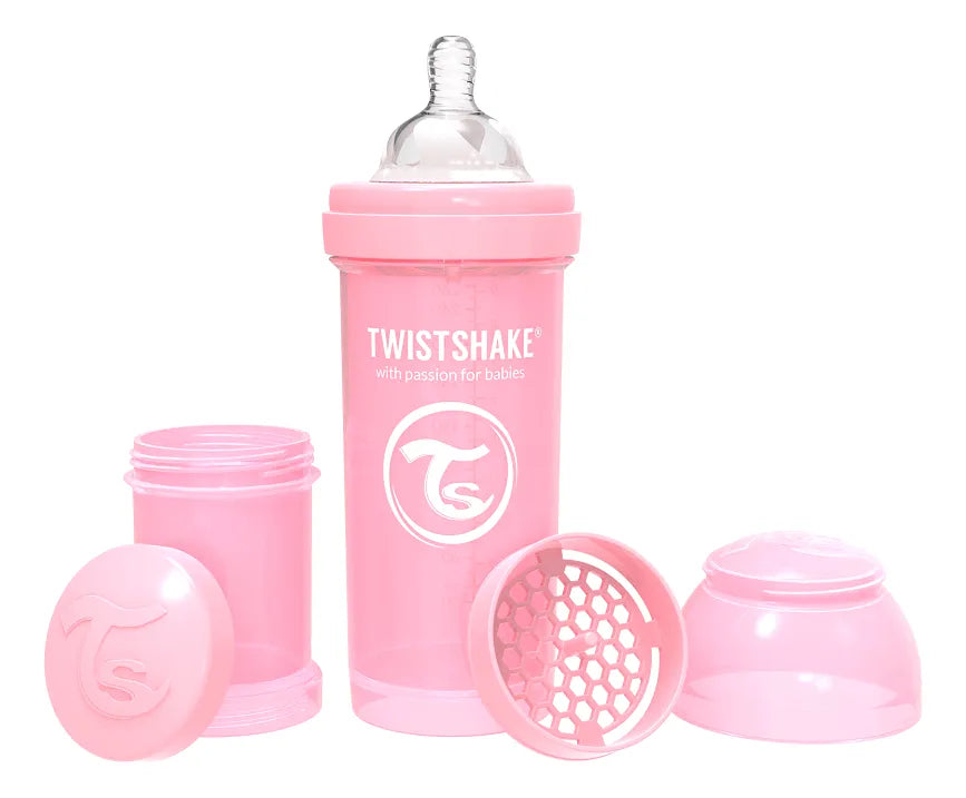 Biberon Anti-colic Twistshake Rosado 8oz Rosa