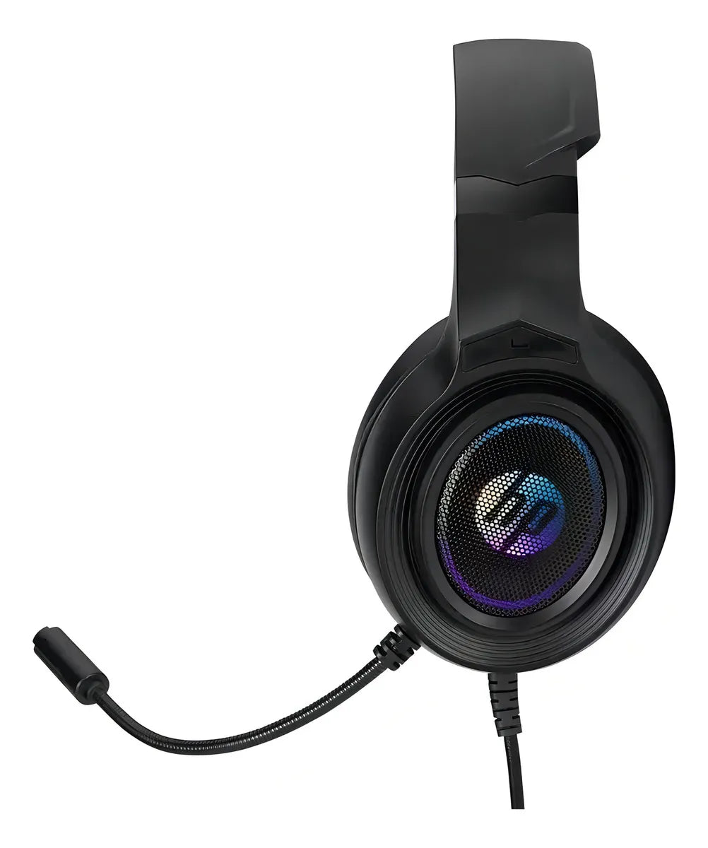 Auriculares HP Gamer DHE-8008u DHE-8008u negros con luz LED RGB