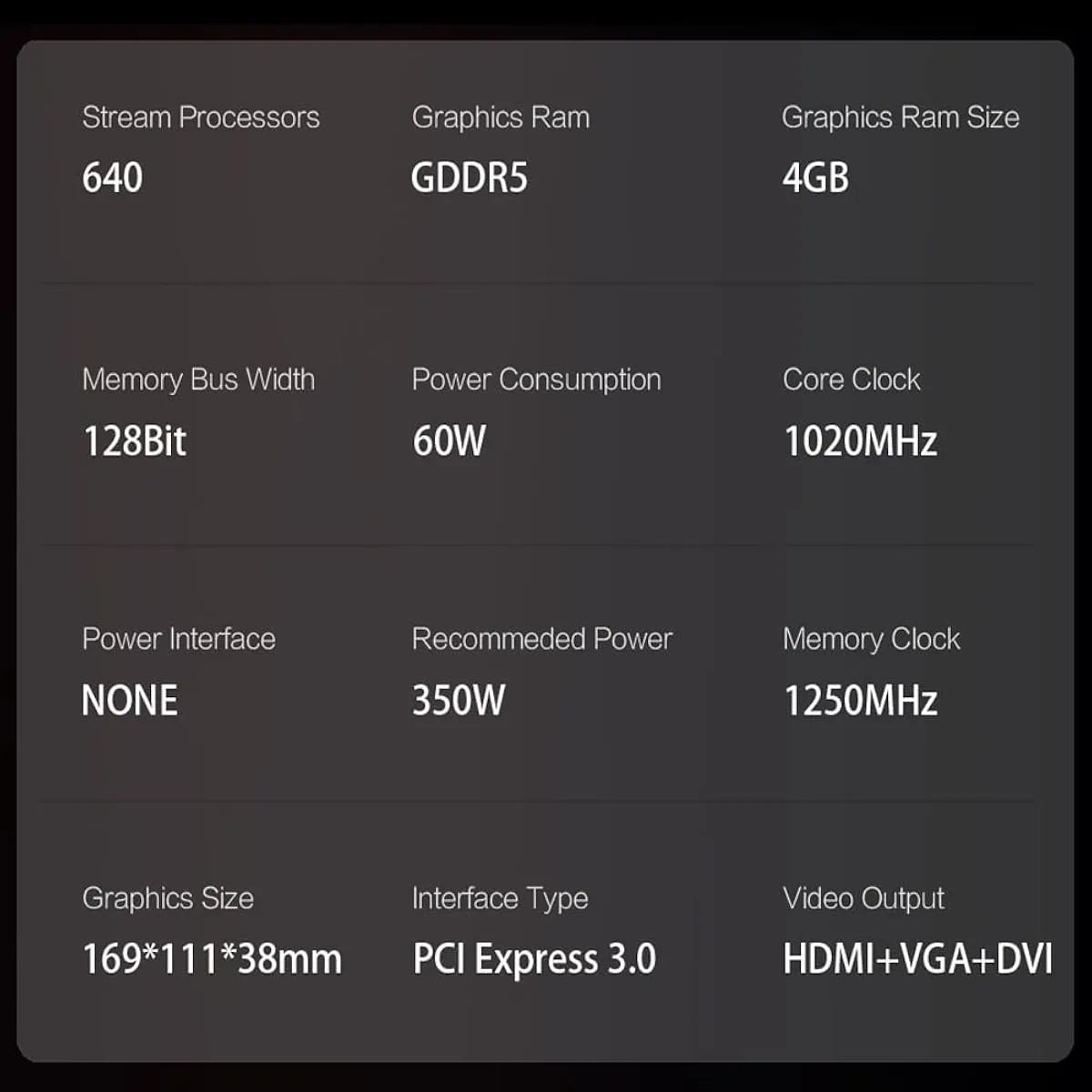 Nvidia Geforce Gtx 750 Ti 4gb Gddr5 - Rendimiento Eficiente