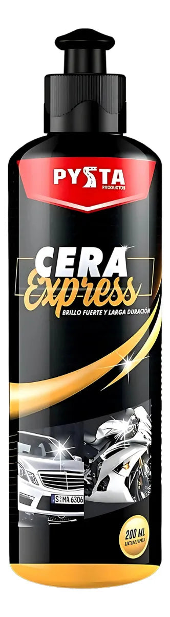 Cera Limpiadora Y Brilladora 200ml Brillo Intenso Y Duradero