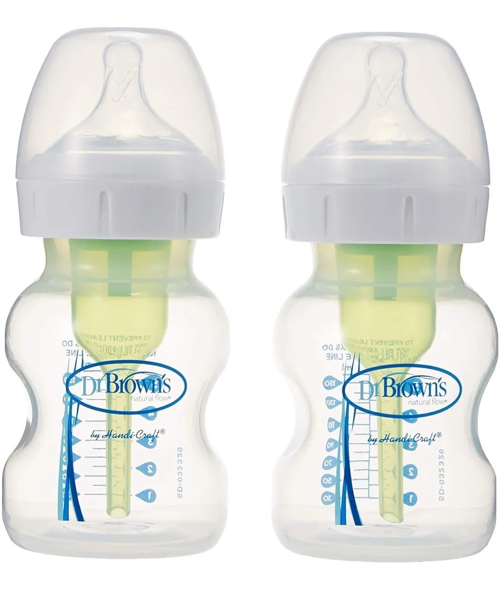 Set Tetero 5oz B A Options + Pq-2 Color Transparente