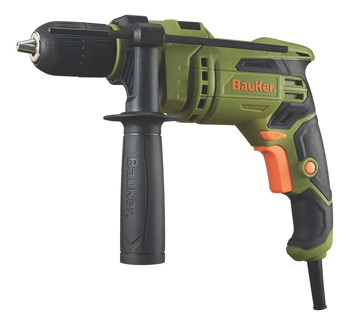 Kit Taladro Bauker 1/2-pulg 650w + Pulidora 4-1/2 820w Color Verde 60