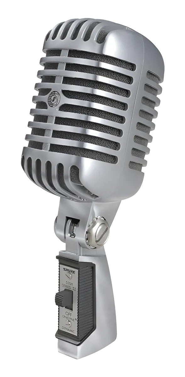 Micrófono Shure 55SH Series II Dinámico Cardioide color plateadoS