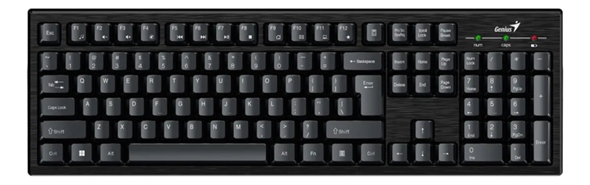 Kit Teclado Y Mouse Inalámbrico Usb 2.4ghz Genius Km-8101 Sp Color del mouse Negro Color del teclado Negro