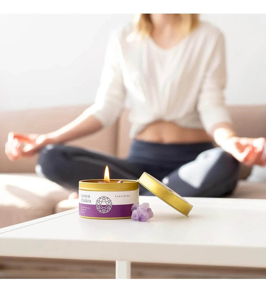 Set Estuche 7 Velas Aromaticas Chakras Con Cristales Curativ 7 Colores 7 Colores 7 Fragancias