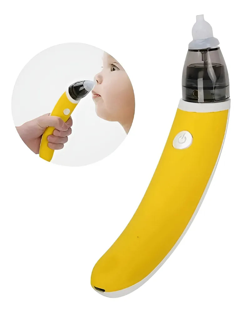 Aspirador Nasal Eléctrico Saca Moco Bebe Aspirador Nasal Niñ Color Amarillo