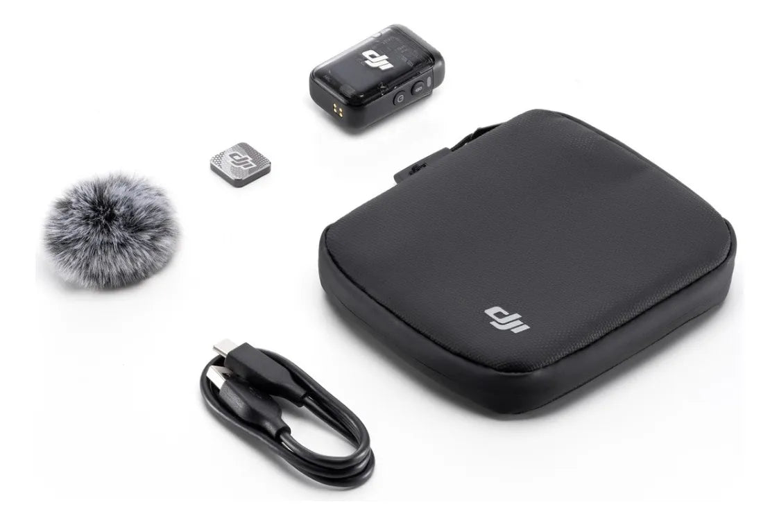 Transmisor Dji Mic 2 Transmisor Inalámbrico Micrófono Color Negro