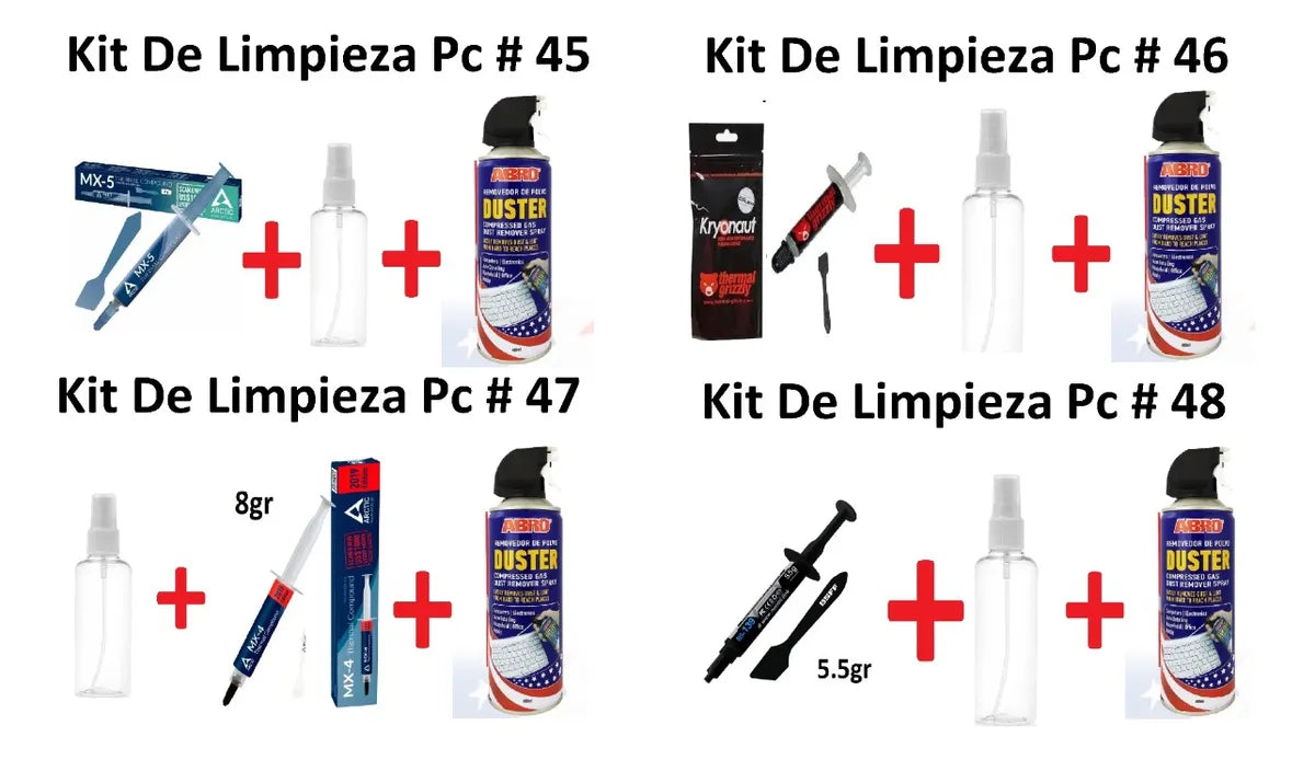 Pasta Termica Arctic Mx-4 4g 2019 Sellada + Alcoh Isop 120ml