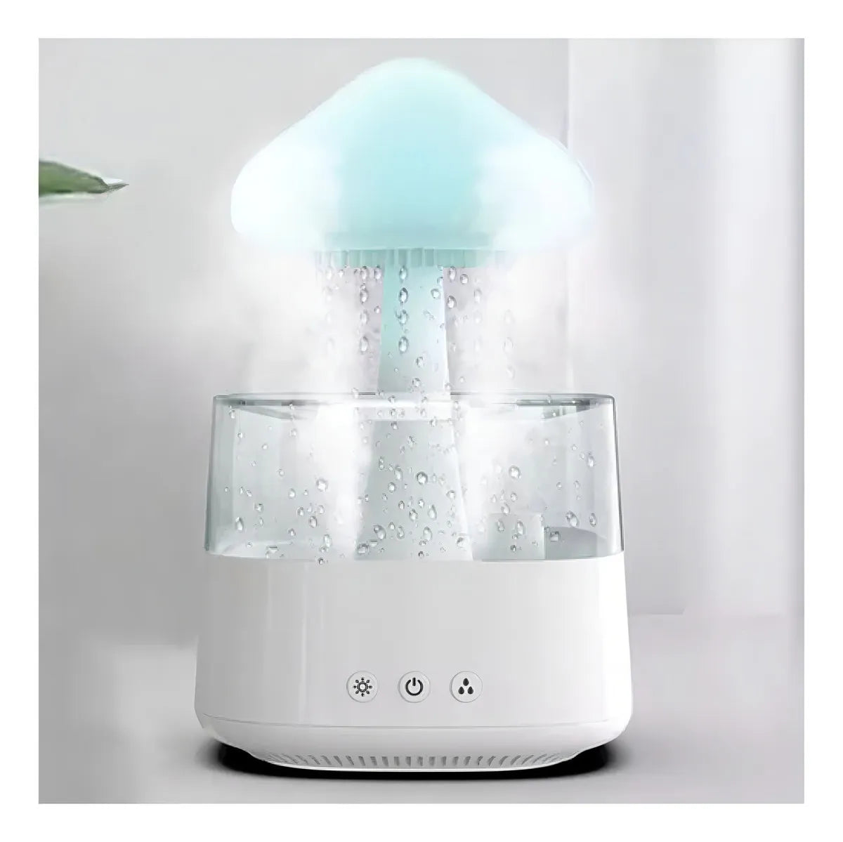 Humidificador De Aire Tipo Lluvia Con Forma De Hongo Con Luz