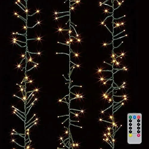 Cluster De Navidad Guirnalda De Luces Funciona Con Pilas 15