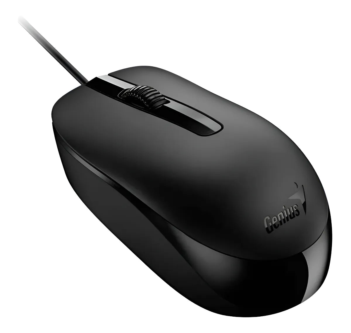Kit de teclado y mouse Alámbrico Genius KM-160 de color negro- En español