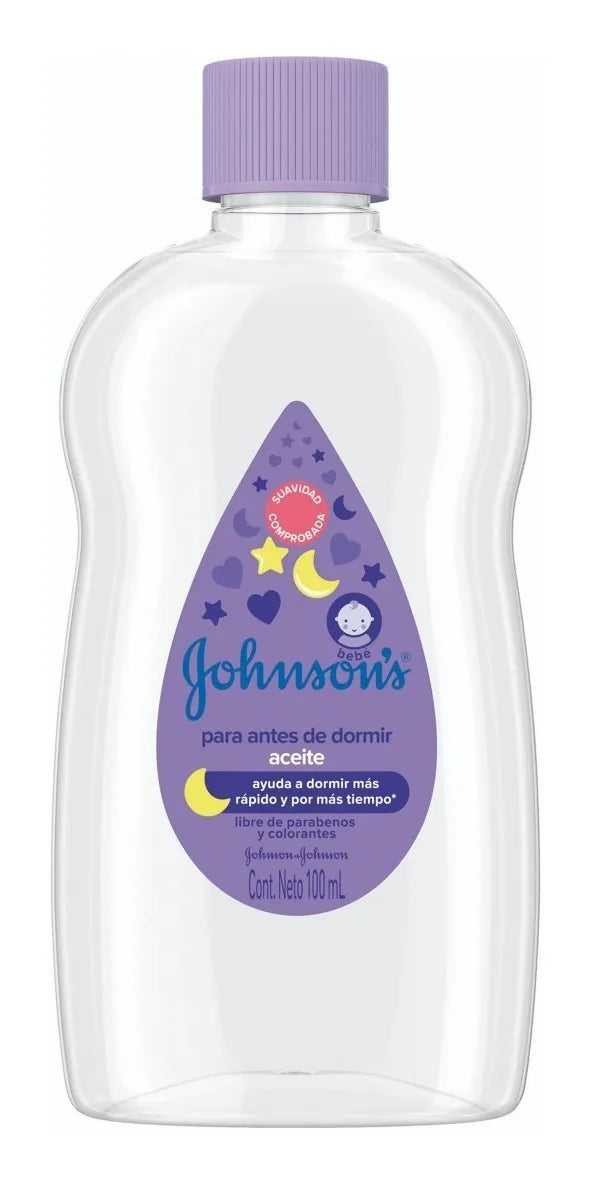 Aceite Para Bebés Antes De Dormir Johnson's Baby Morado