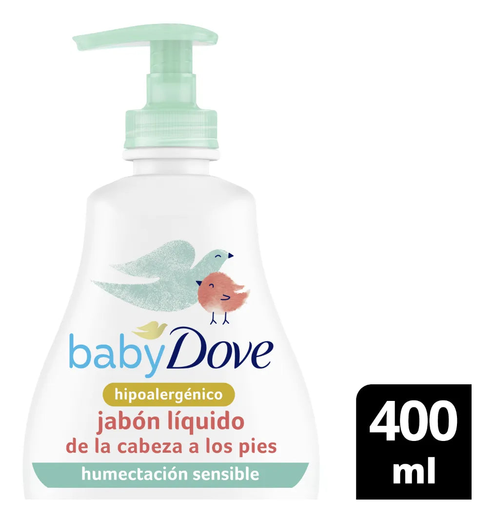 Jabon Liquido Corporal Dove Baby Hidratacion Sensible 400ml