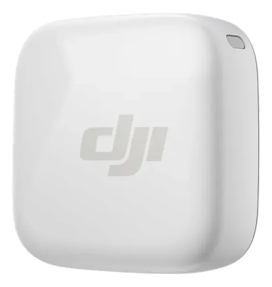 Mini transmisor Dji Mic con clip para micrófono Bluetooth, color blanco