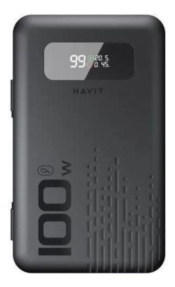 Powerbank Havit 20000 Mah Telefono Celular Portatil Tipo C Color Negro