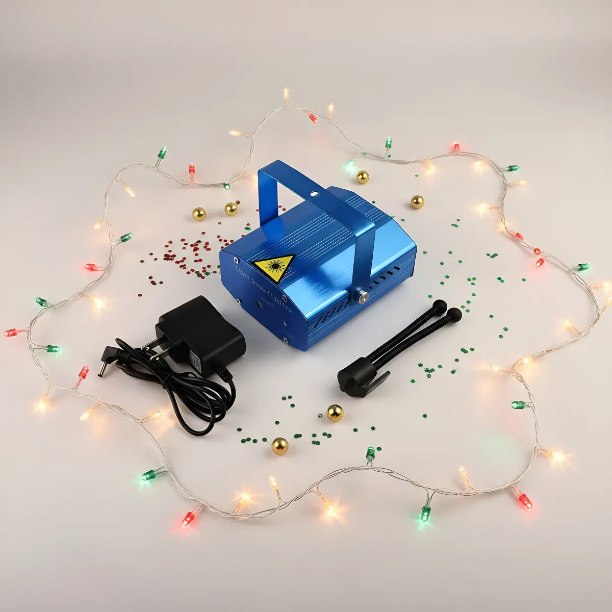 Proyector De Luces Decoración Navidad Puntos Colores Figuras Audífonos