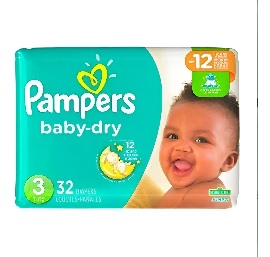 Pañales Pampers sin género G x 32 unidades