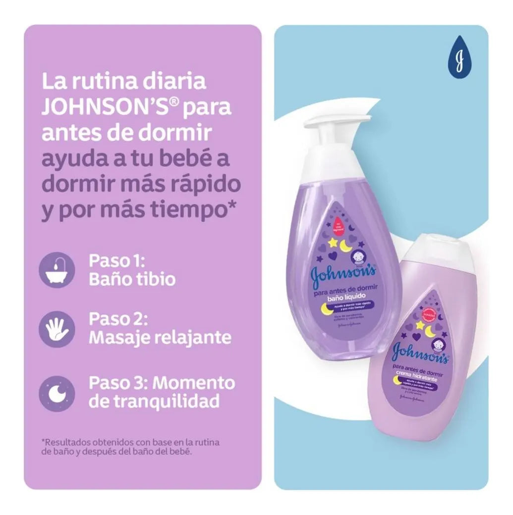 Crema Johnson Para Antes De Dormir 400 Ml