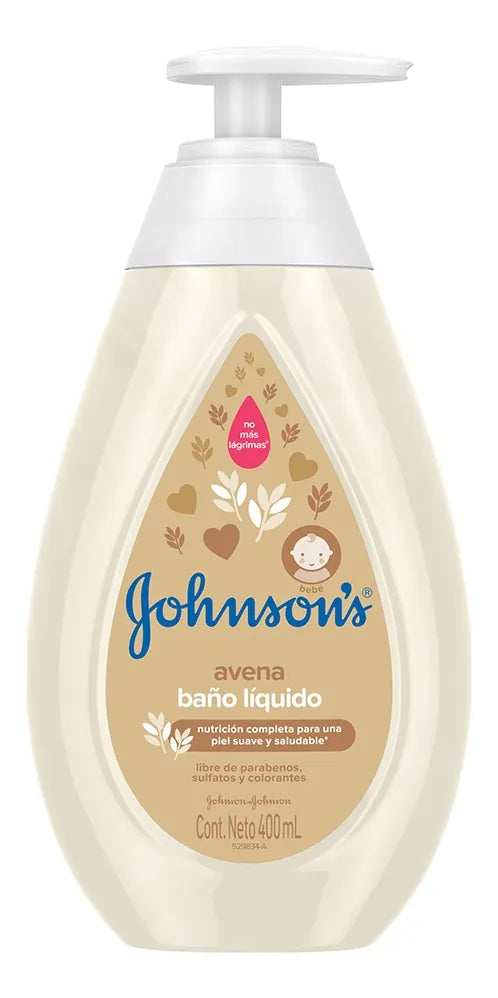 Jabón líquido Johnson & Johnson Johnson's Baby fragancia avena 400 ml