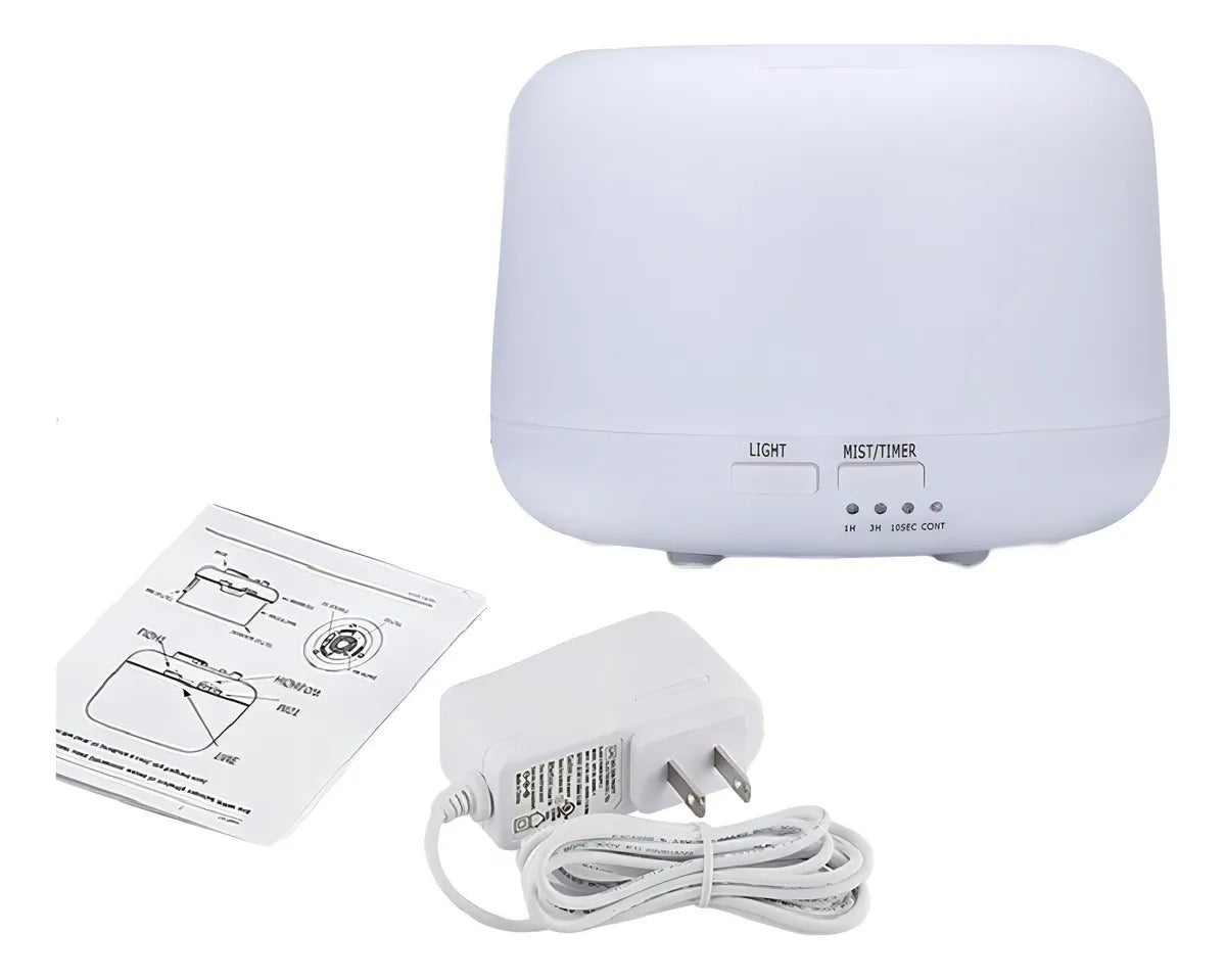 Humidificador Atomizador Difusor De Aroma Led Color Blanco