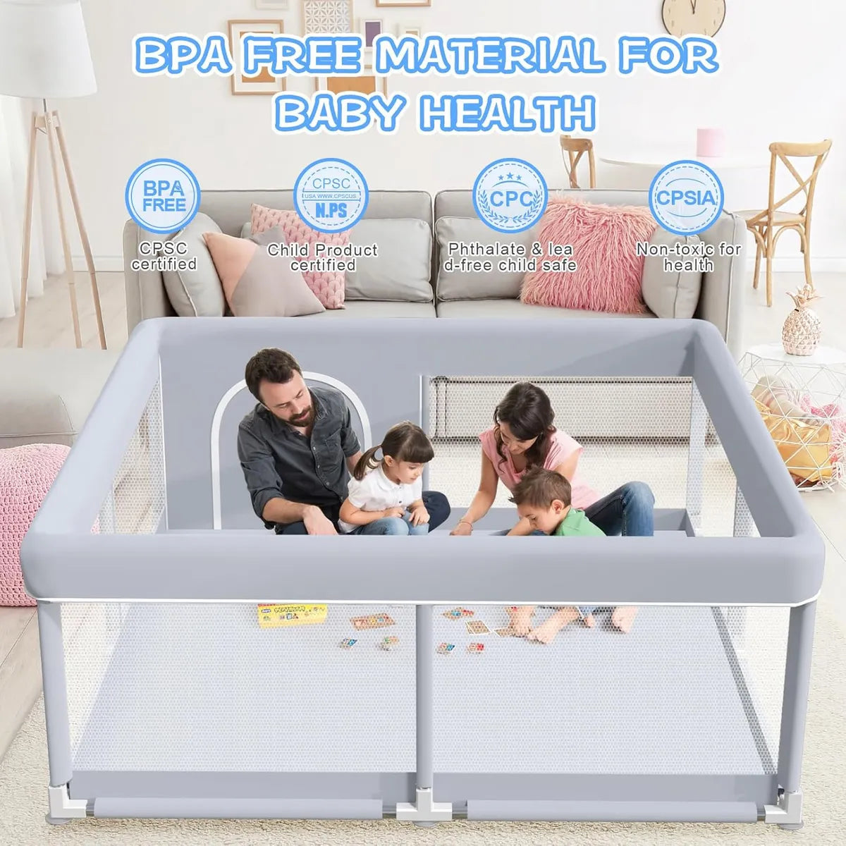 Corralito Ultra Seguro 50 X 50 Para Bebés Y Niños