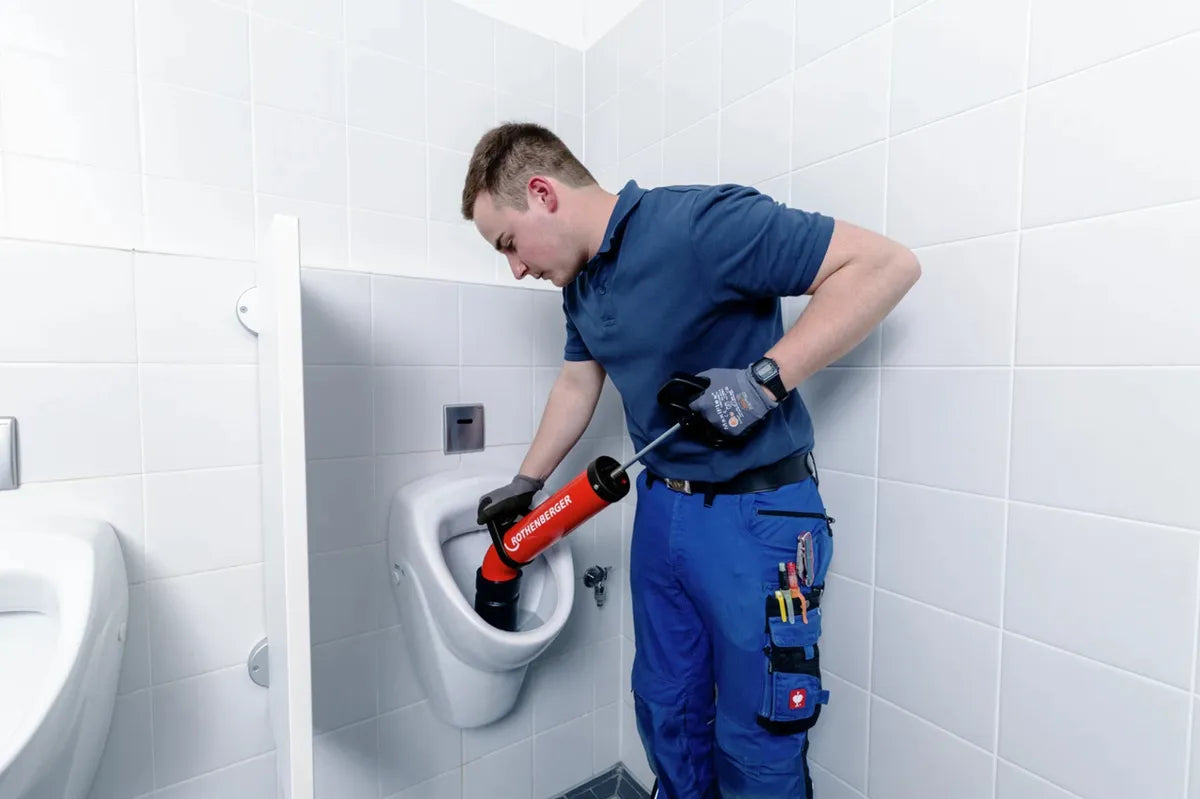 Bomba Manual Destapa Cañerías Chupa Baño Rothenberger 72070
