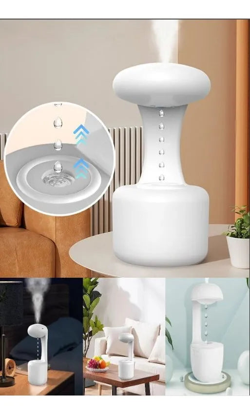 Humidificador B-Max Umidificador Difusor 800ml anti gravidade con voltaje de blanco