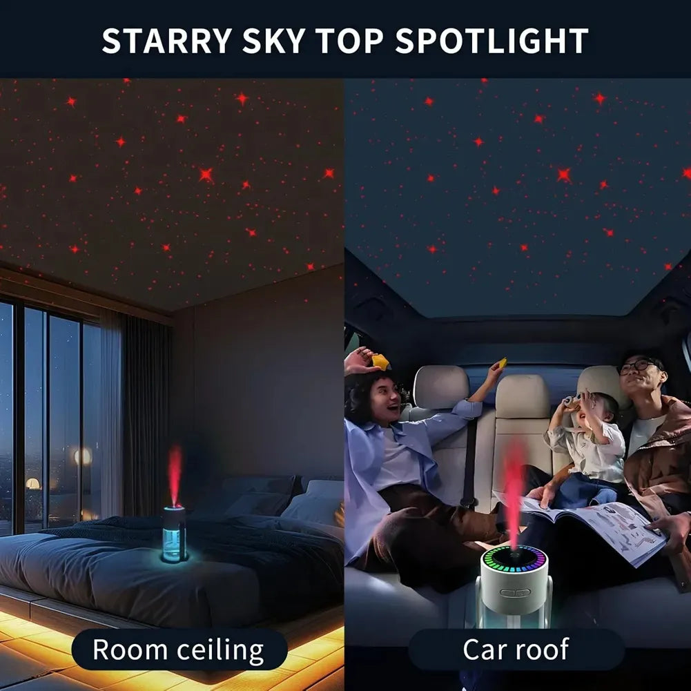 Humidificador Starry Sky 280ml Proyector Aromático Led Segun Disponibilidad.