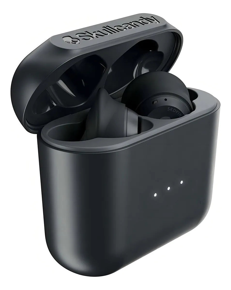 Audífonos in-ear gamer inalámbricos Skullcandy Indy black con luz LED