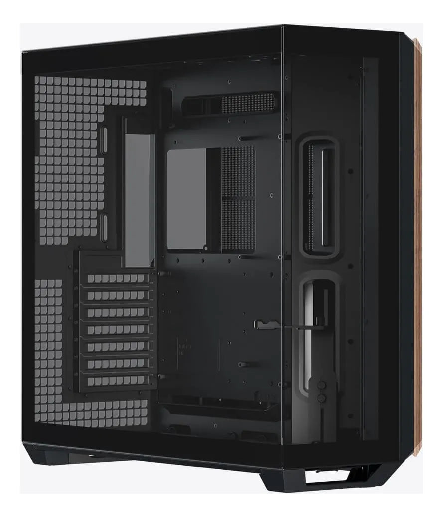 Gabinete Gamer Apnx V1 Negro Wood Maxima Calidad Alta Gama