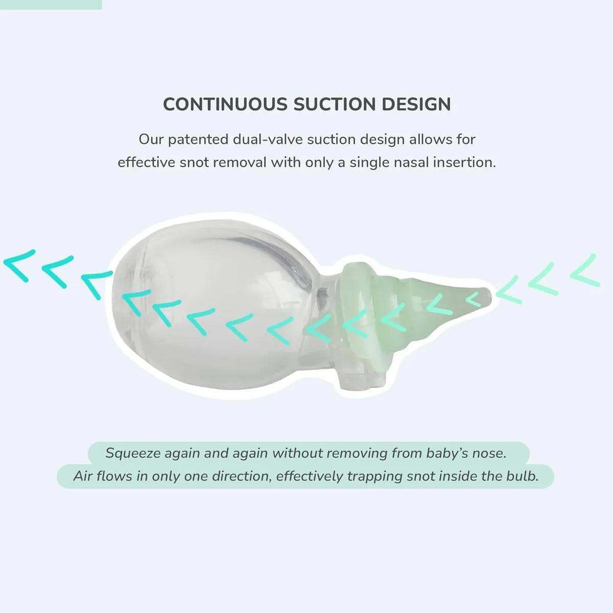 Dr. Rose's Aspirador Nasal Para Bebe, Succion De Mocos De Do