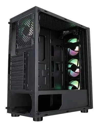 Chasis Iceberg Crystal G9 V3 Argb 4 Fans Incl. - Gamer Atx Negro