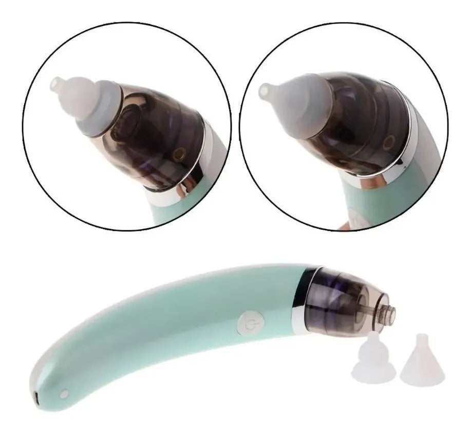 Aspirador Nasal Bebes Sacamocos Extractor Portátil Eléctrico Azul