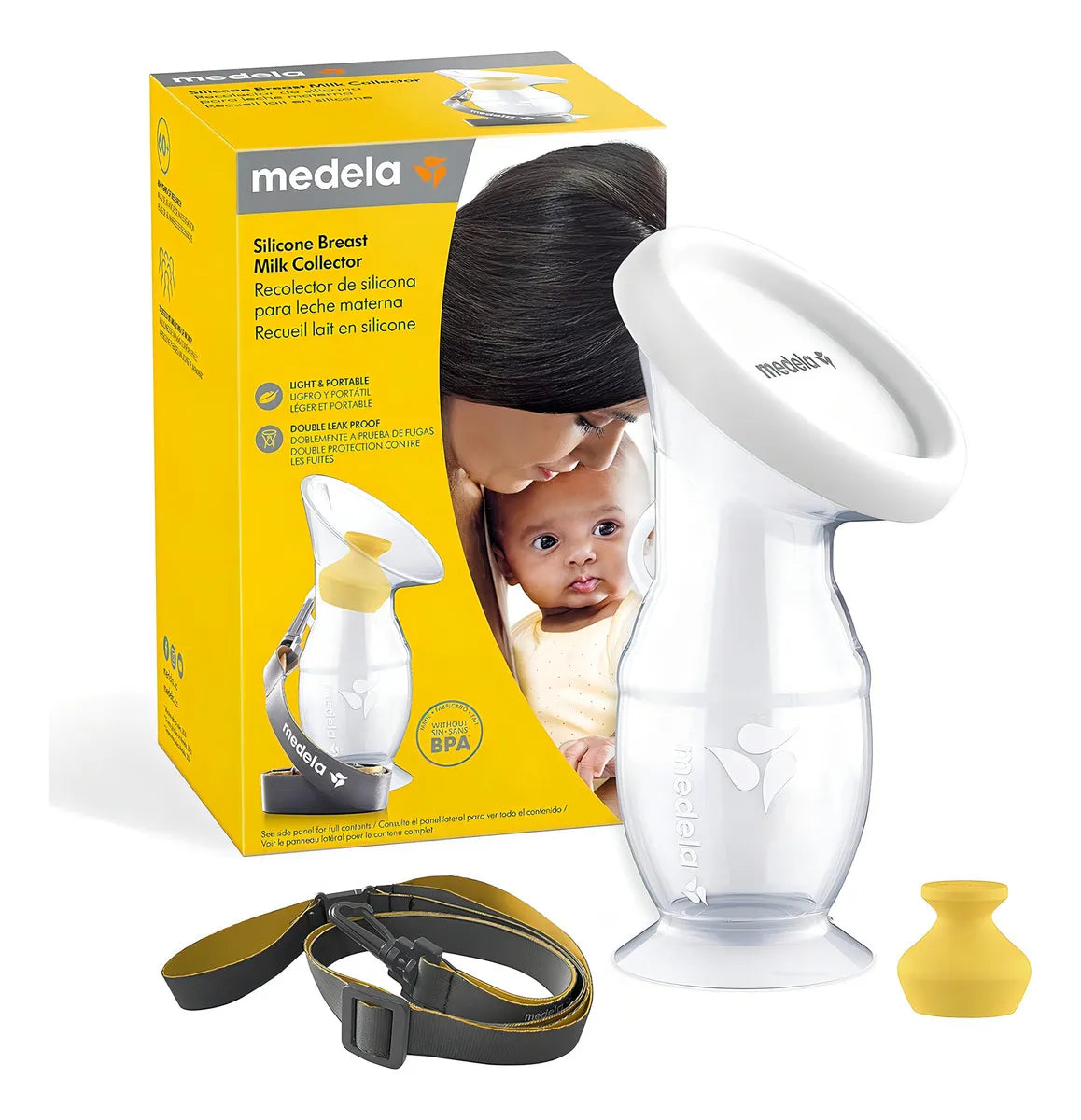 Extractor De Leche Manual Recolector De Silicona Medela