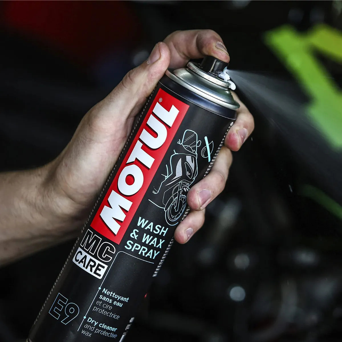 Lavado En Seco Motul E9 Wash Y Silicona E10 Brillo