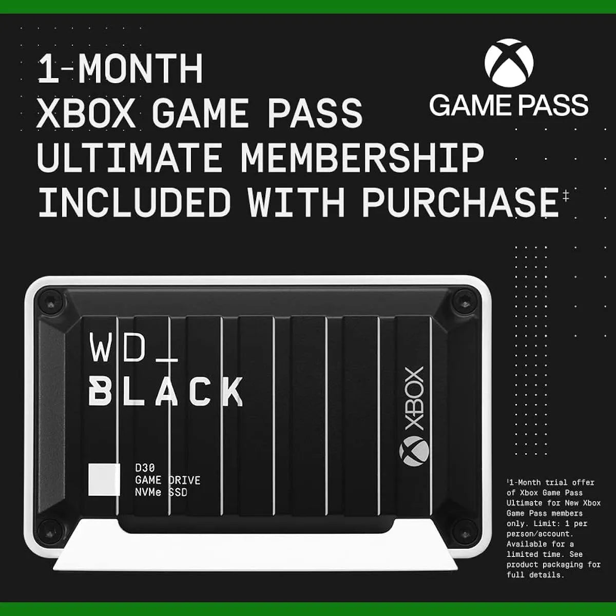 Wd_black 2tb D30 Game Ssd - Unidad Externa Portatil, Compati