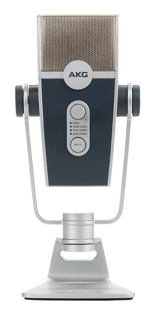 Micrófono AKG Lyra Condensador Estéreo color azul/plataS