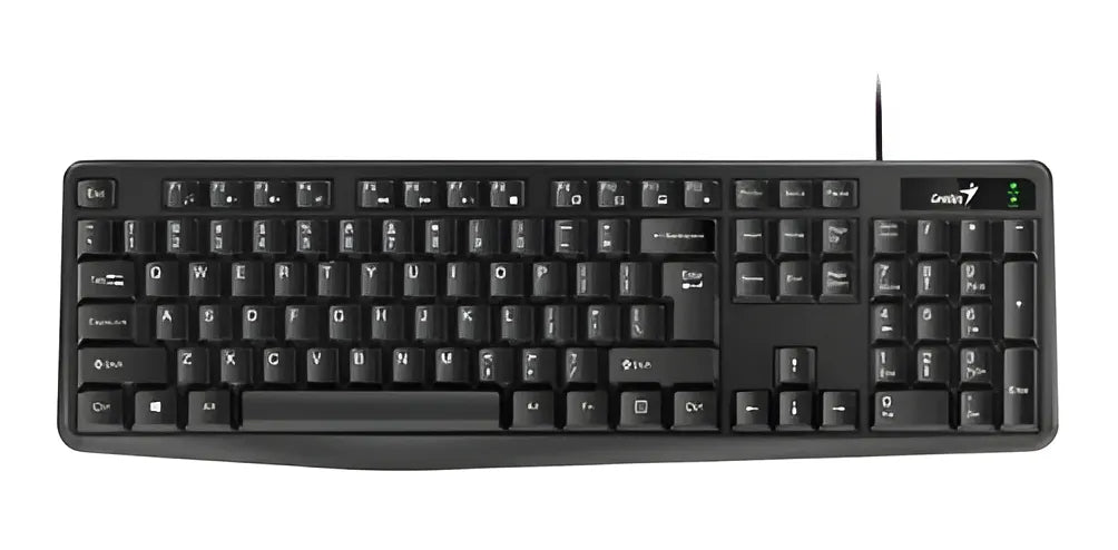 Teclado Clásico Smart Genius Alámbrico Kb-117 Negro