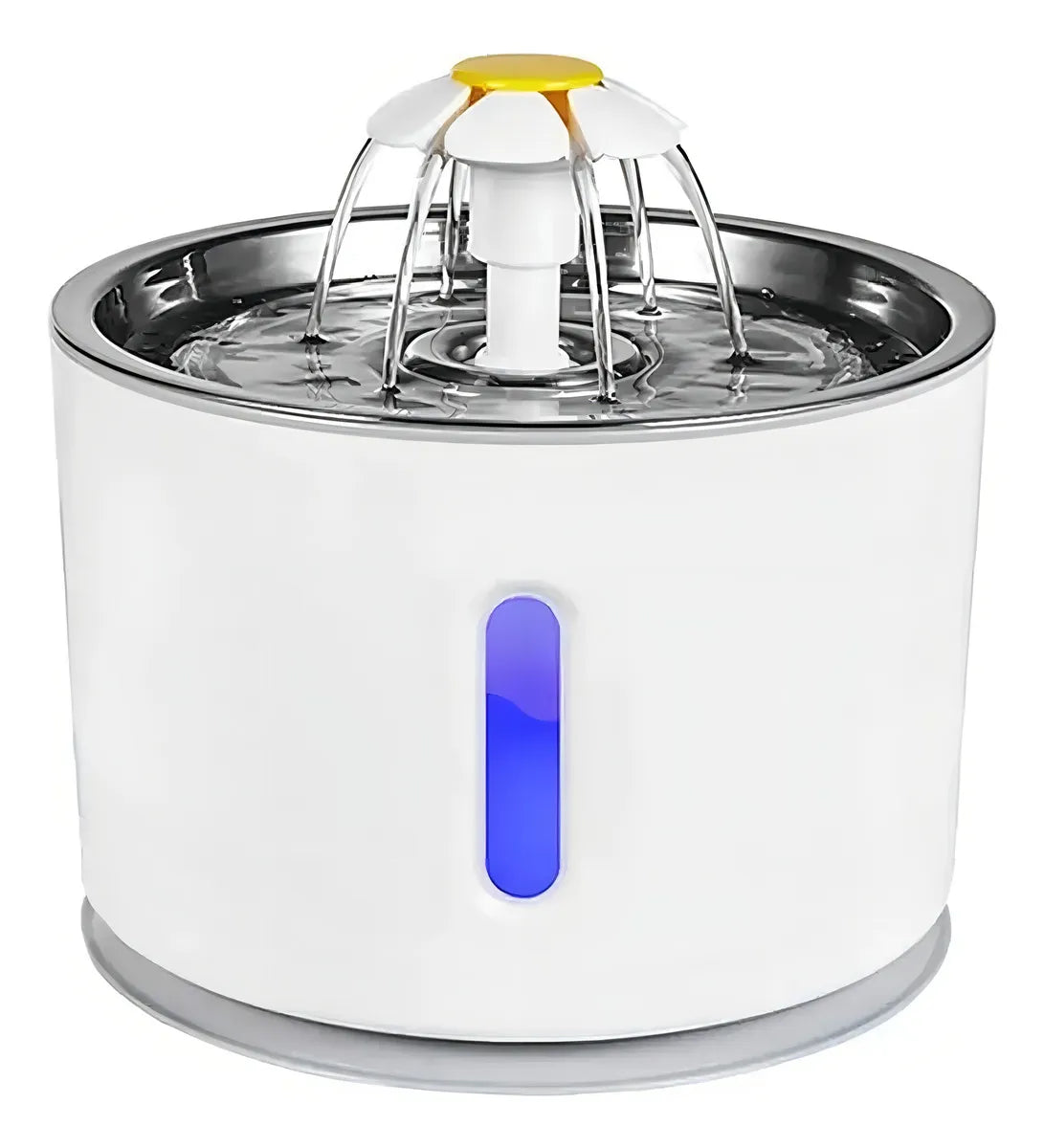 Bebedero Eléctrico Perro Gato Fuente Agua Mascota 2.4 L Color Blanco