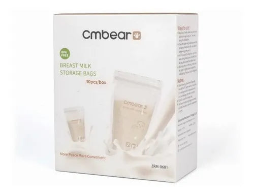 Bolsas Almacenamiento Leche Materna 30 Unds Cmbear Importado